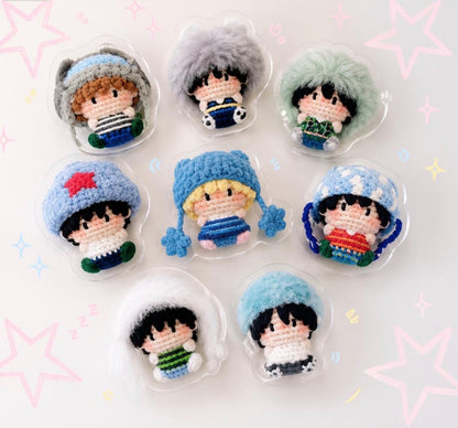 stray kids amigurumi crochet keyring