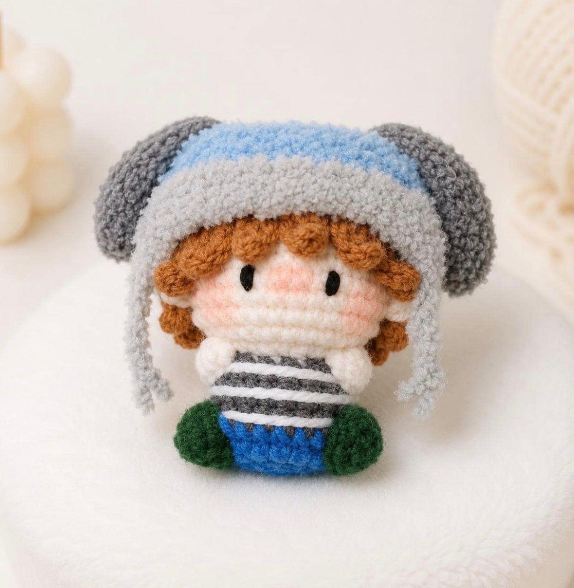 stray kids amigurumi crochet keyring