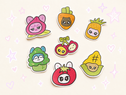 stray kids skzoo fruity glitter vinyl decal sticker