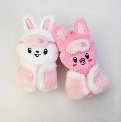 stray kids skzoo [STAY in Our Little House] bathrobe plushie keychain