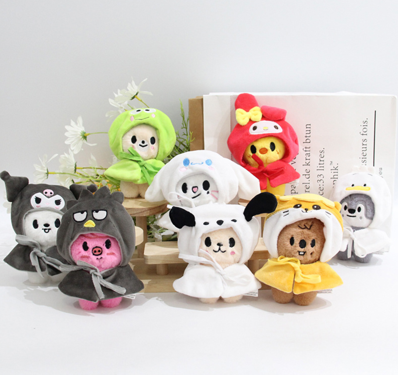 stray kids skzoo x sanrio character md plushie