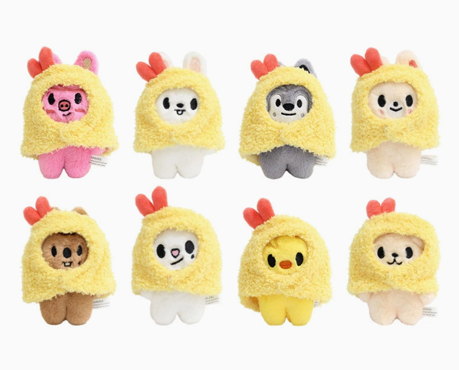 stray kids skzoo tempura fried shrimp plushie keychain