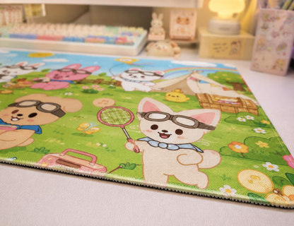 stray kids skzoo summer camp desk mat