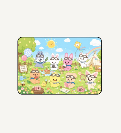 stray kids skzoo summer camp desk mat