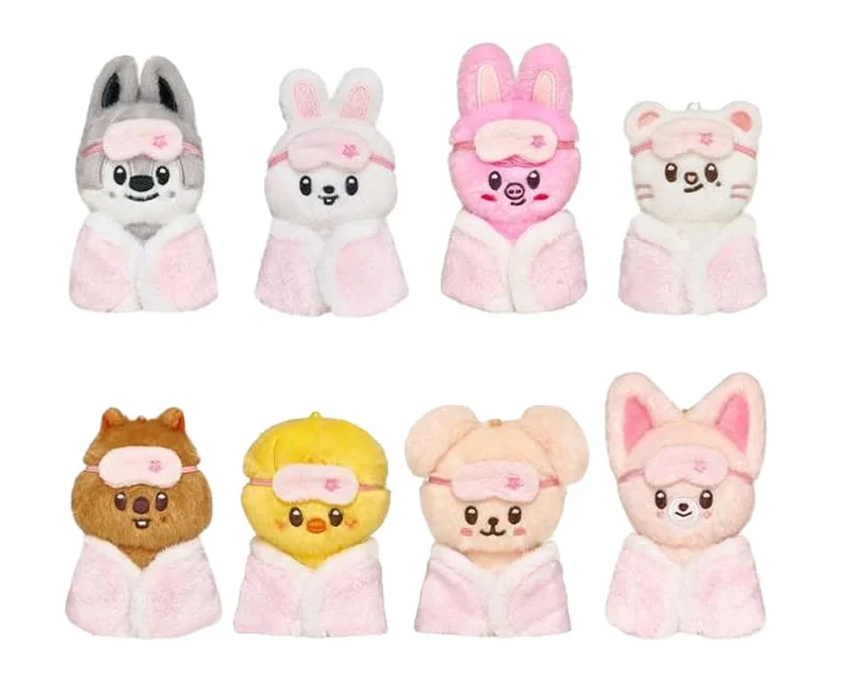 stray kids skzoo [STAY in Our Little House] bathrobe plushie keychain