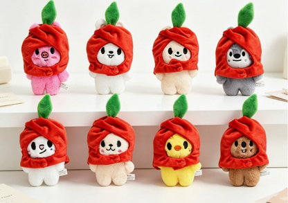 stray kids skzoo apple head plushie keychain