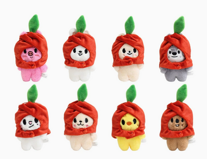 stray kids skzoo apple head plushie keychain