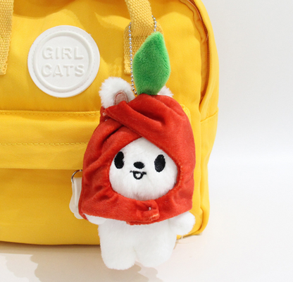 stray kids skzoo apple head plushie keychain