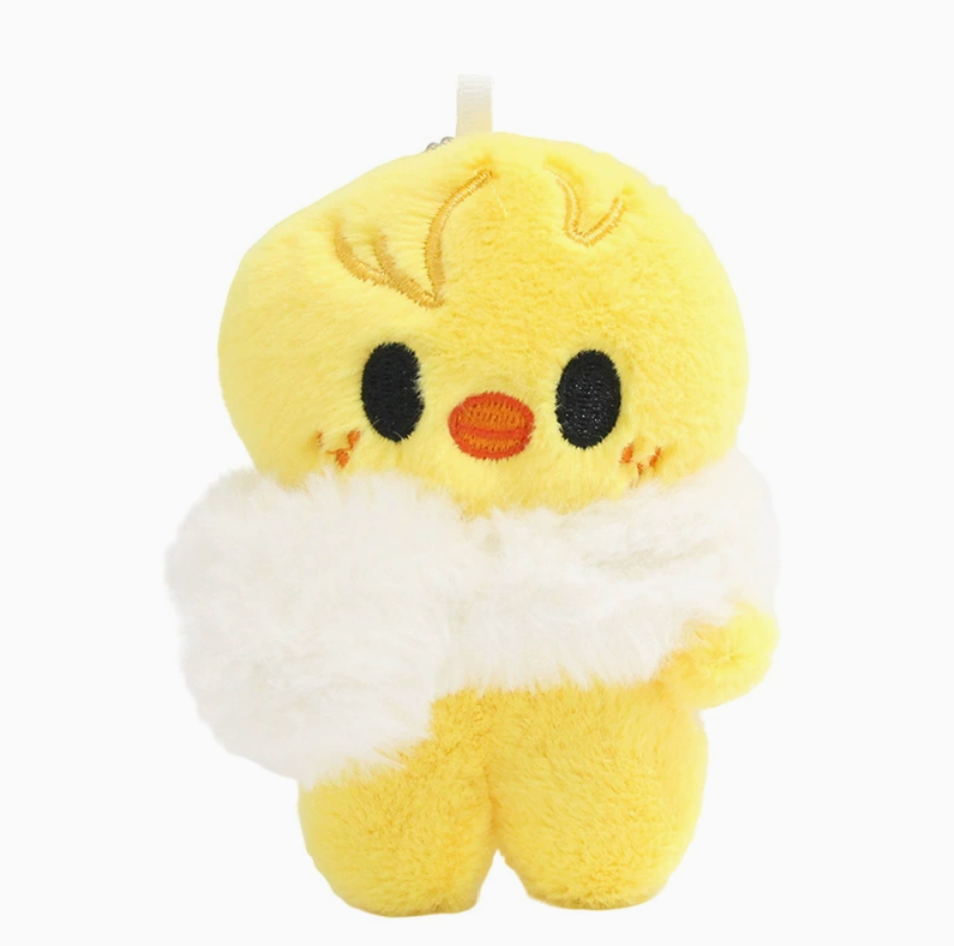 stray kids skzoo white scarf plushie keychain