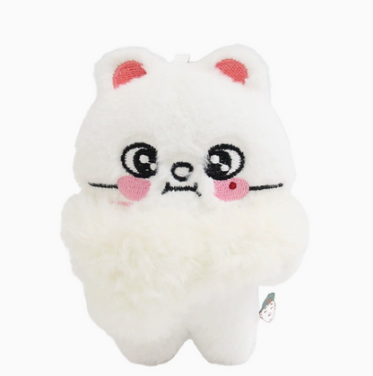 stray kids skzoo white scarf plushie keychain