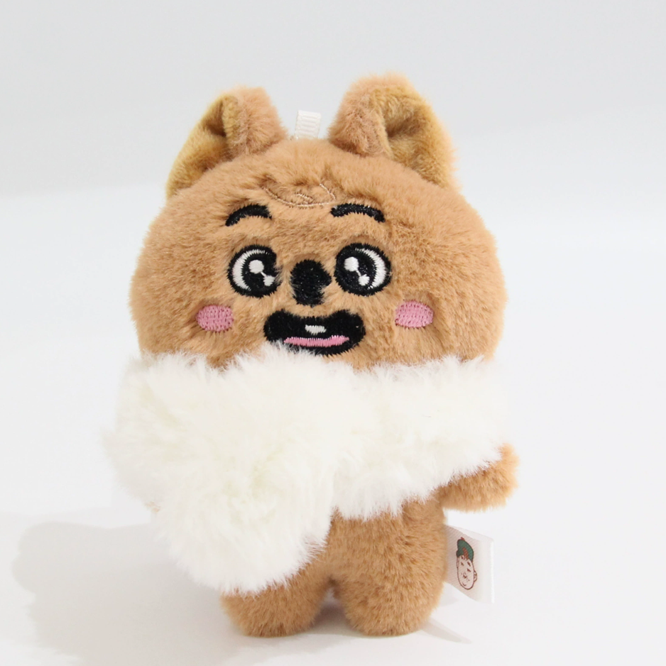 stray kids skzoo white scarf plushie keychain
