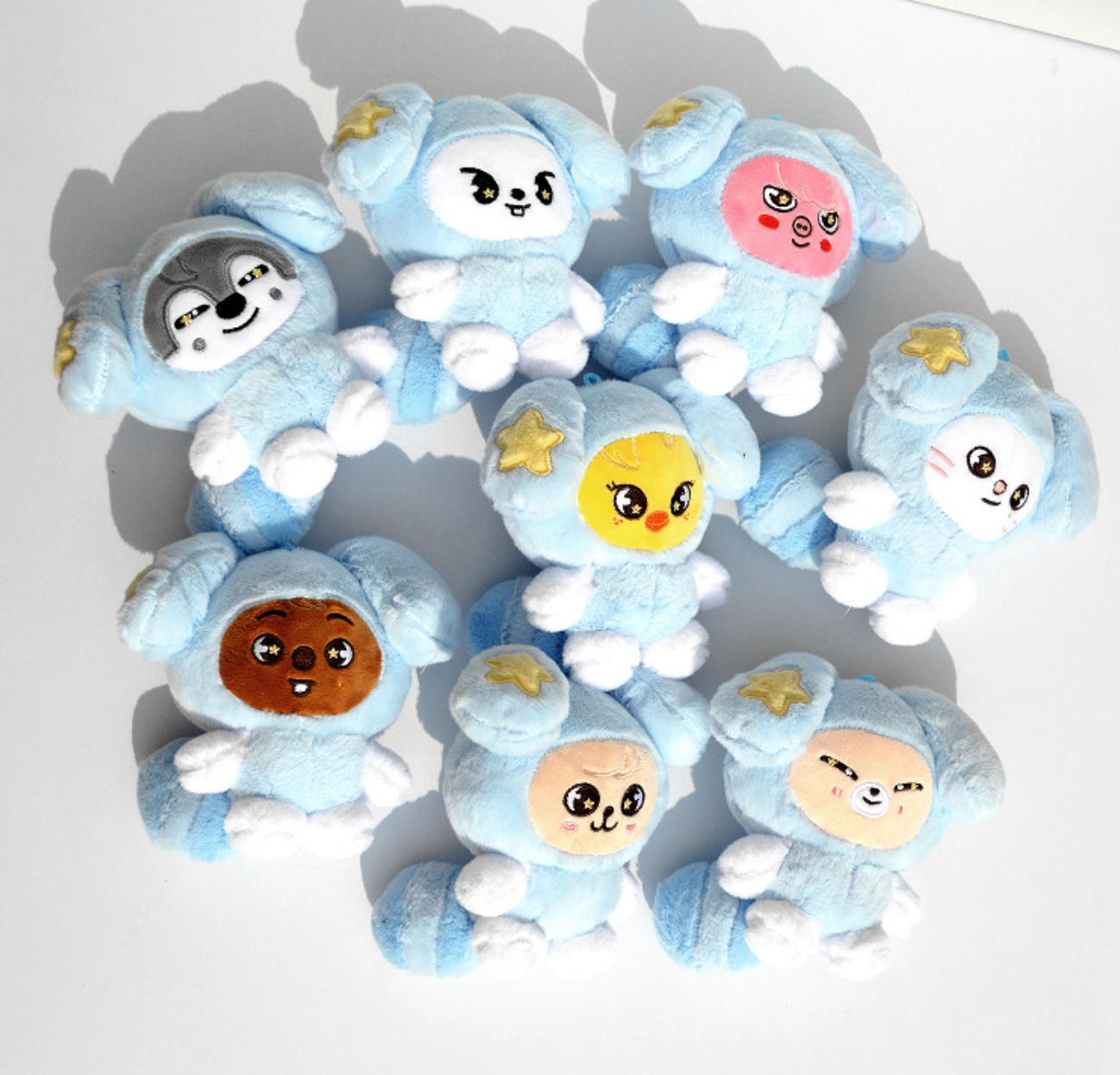 stray kids [run it md] skzoo in tasy plushie keychain