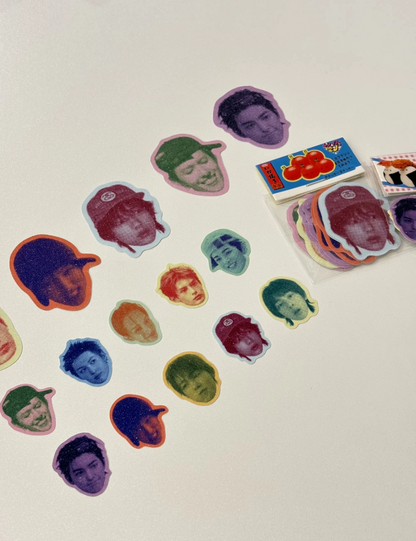 CORTIS glitter vinyl sticker pack